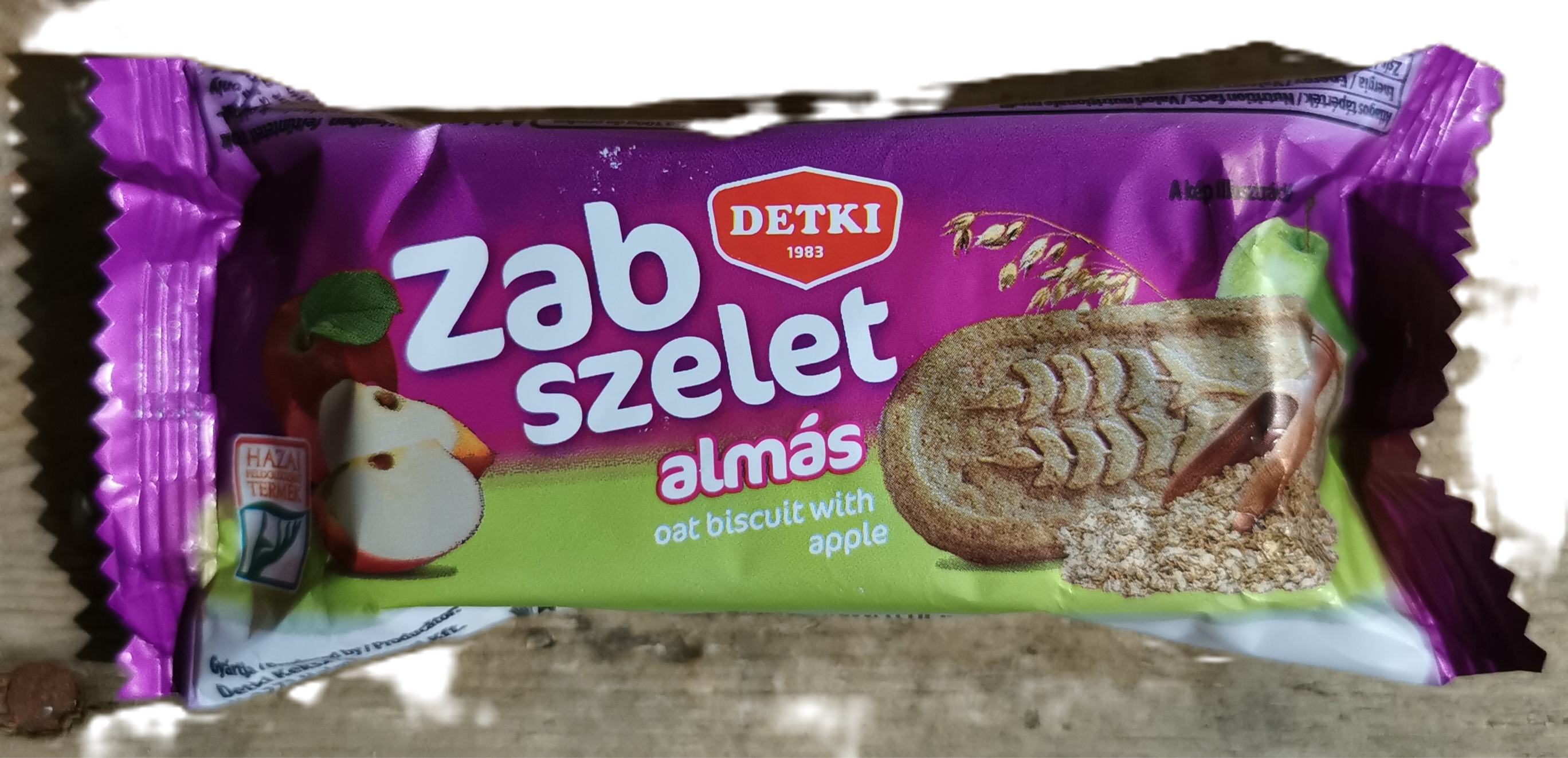 Zabszelet almás zabpelyhes keksz 50 g DETKI