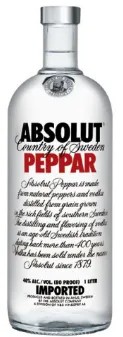 V Absolut Vodka Peppar 1L 40%