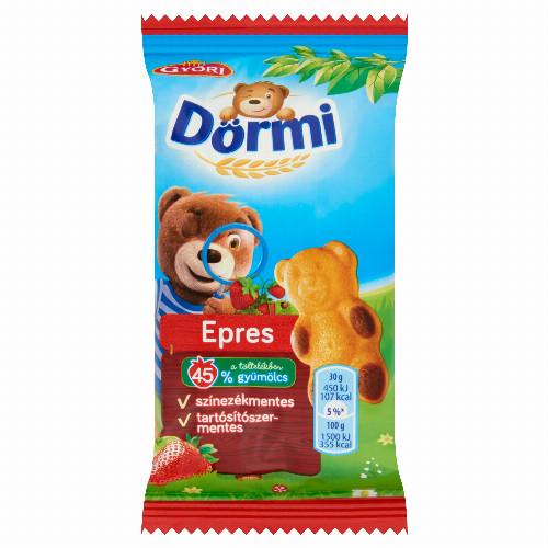 Dörmi csokikrémes/tejkrémes/epres 30 g (48 db/#) GYŐRI ÉDES