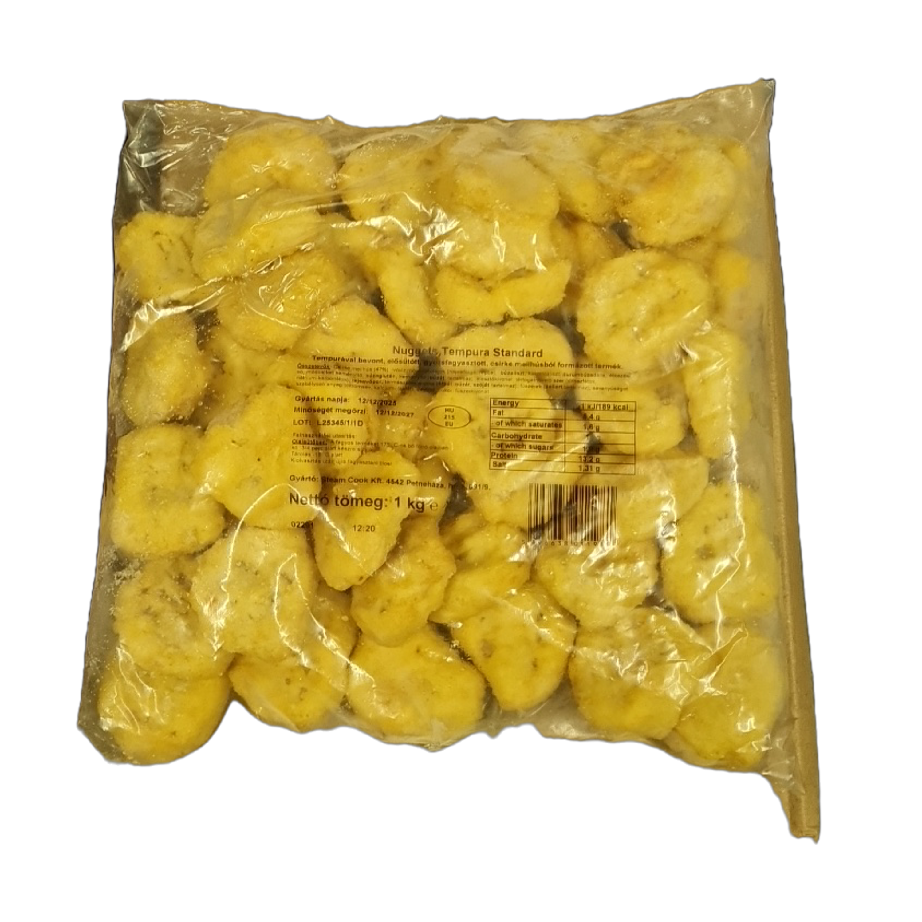 Tempurás csirke nuggets 1 kg mirelit