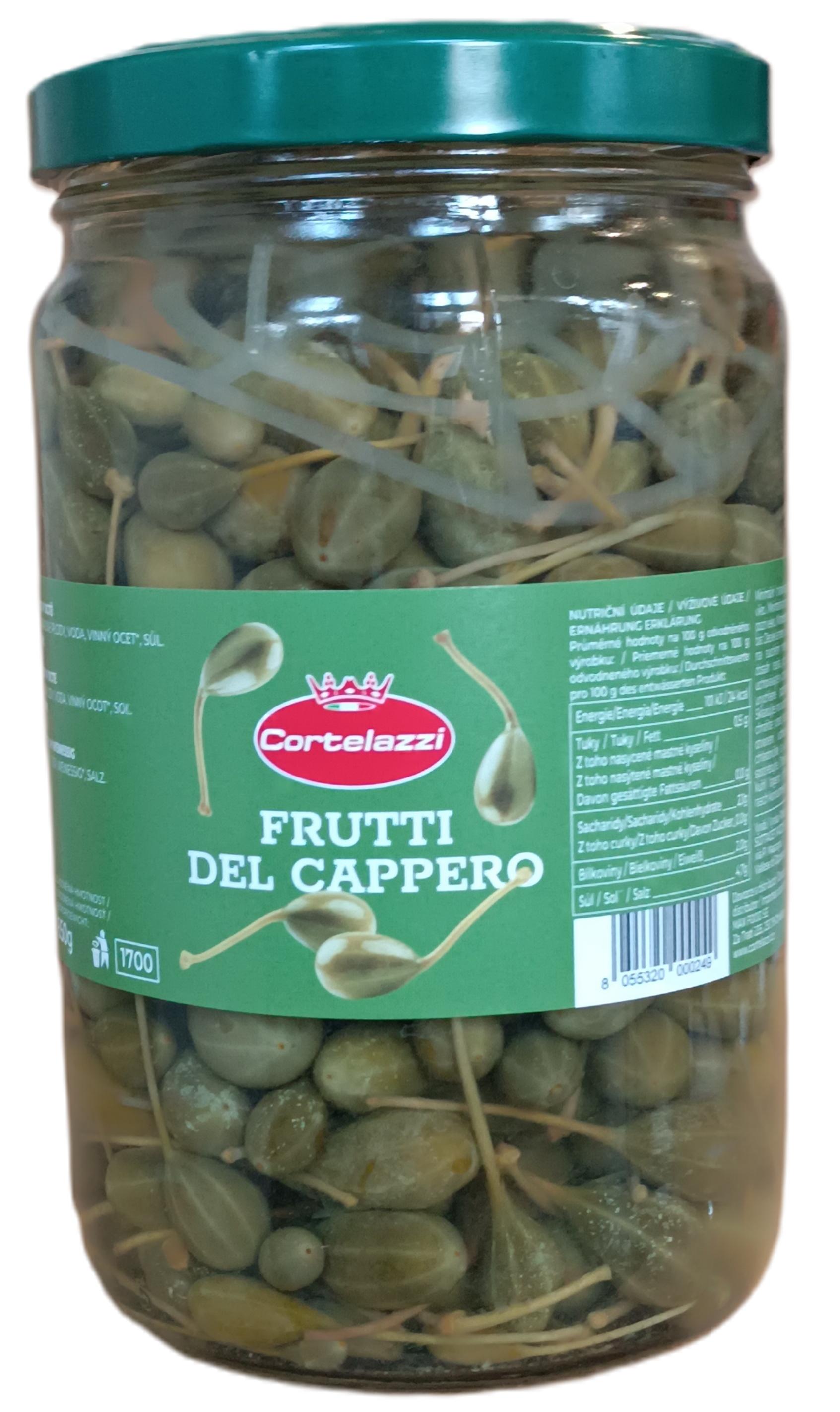 Kapribogyó száras 1.700 g MAX FOOD