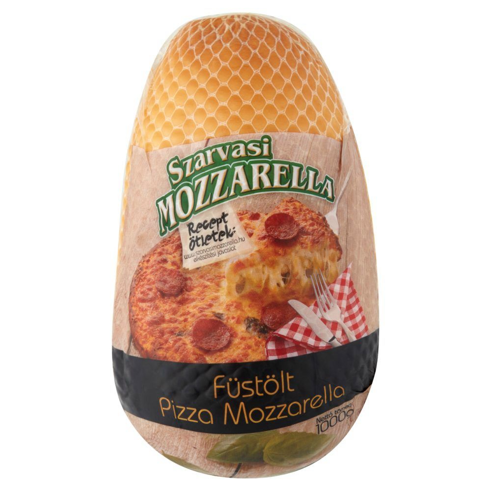 Pizza Mozzarella füstölt 1 kg SZARVASI