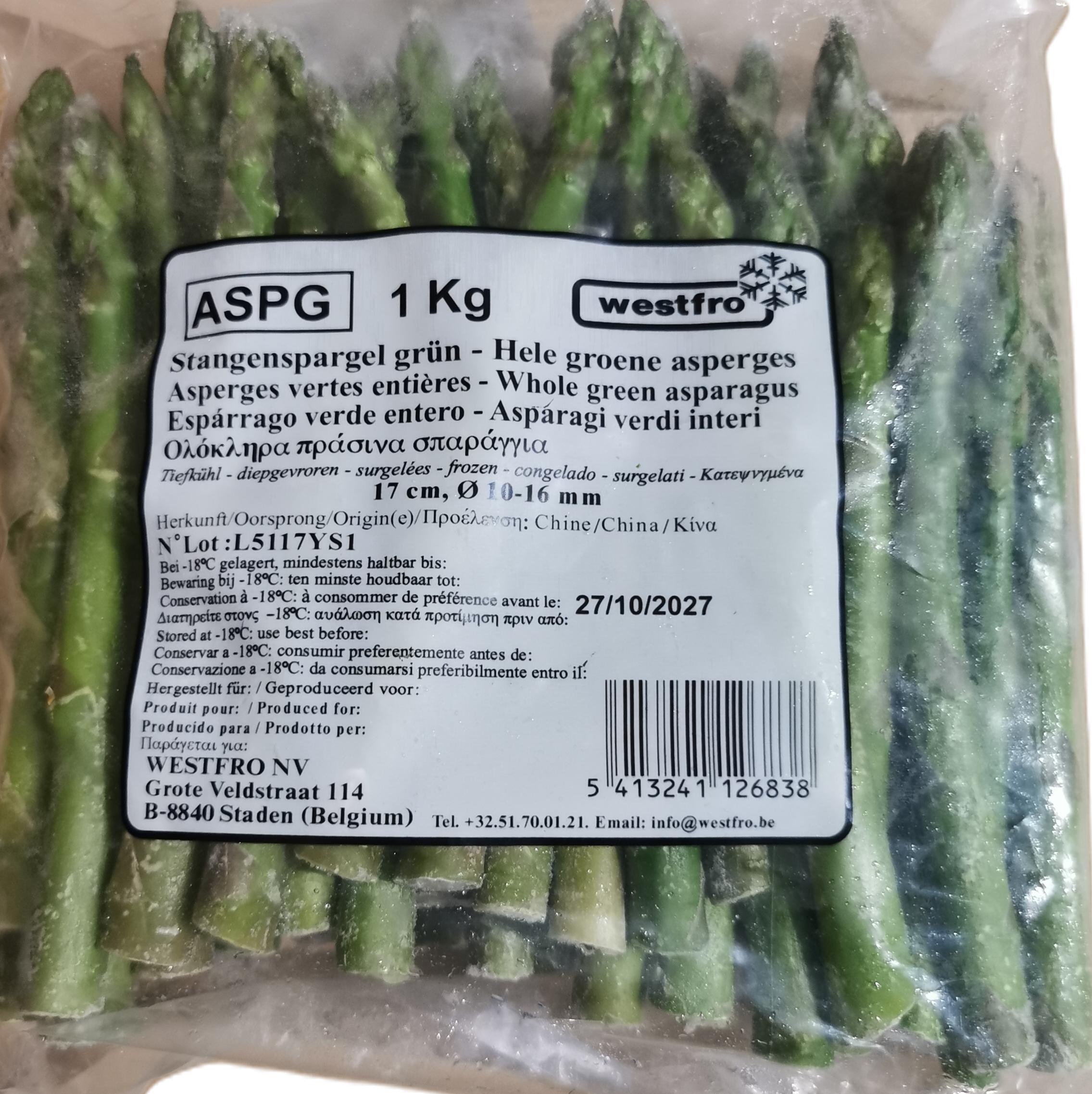 Zöldspárga 1 kg WESTFRO mirelit
