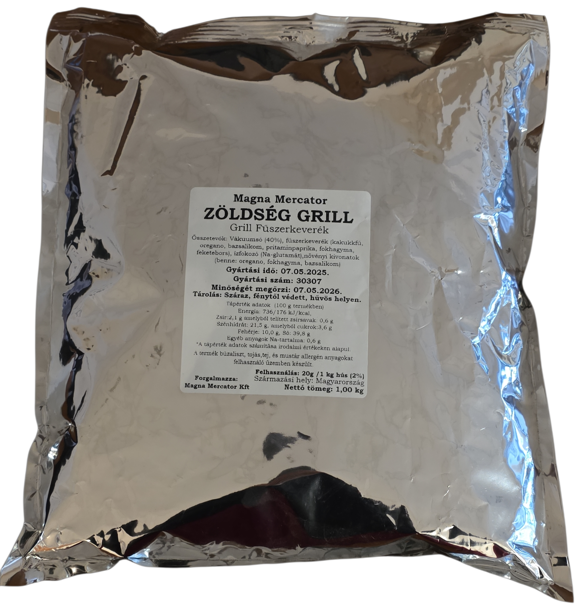 Grill zöldséges fűszerkeverék 1 kg MAGNA