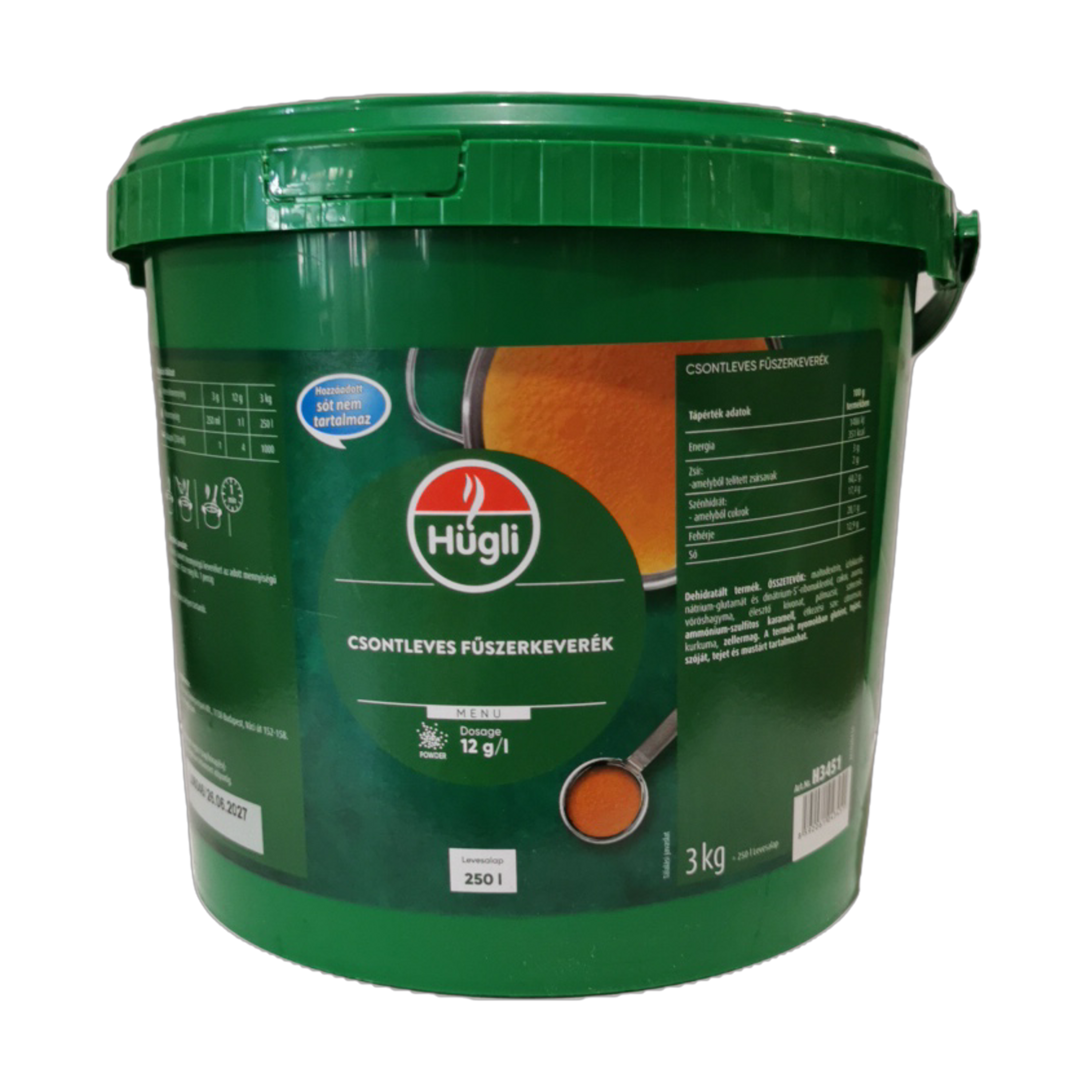Csontleves fűszerkeverék hozzáadott só nélkül 3 kg HÜGLI