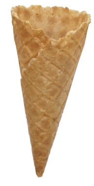 Tölcsér kicsi cukros (180 db/#) AXA