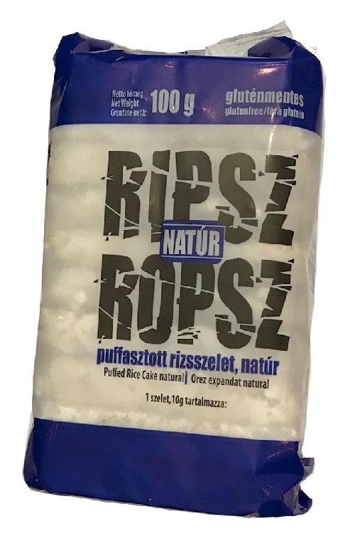Puffasztott rizs 100 g (15 db/#) RIPSZ ROPSZ