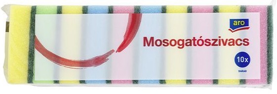 Mosogatószivacs 10db-os ARO