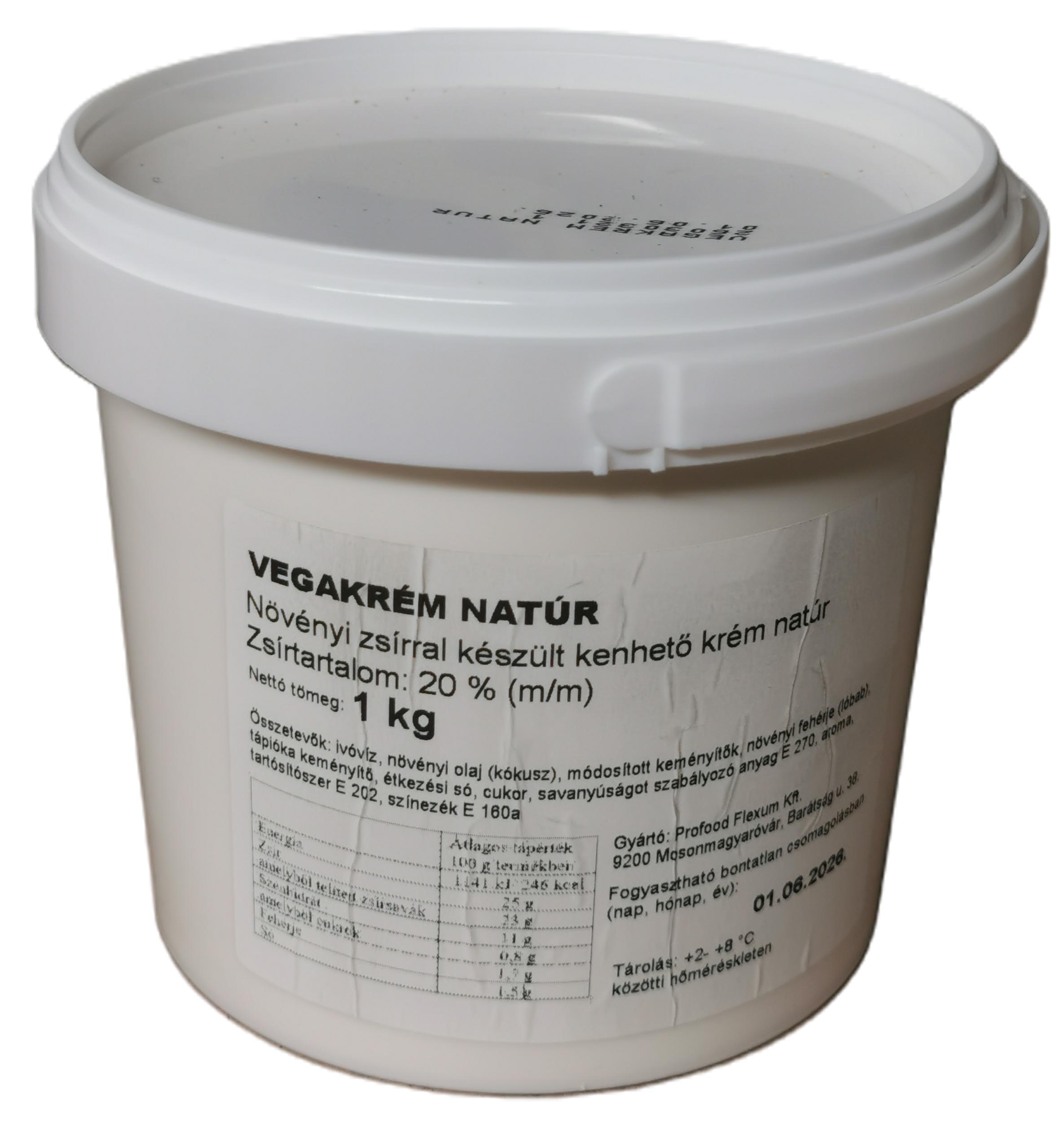 Vegakrém natúr 1.000 g VEGA MEAL