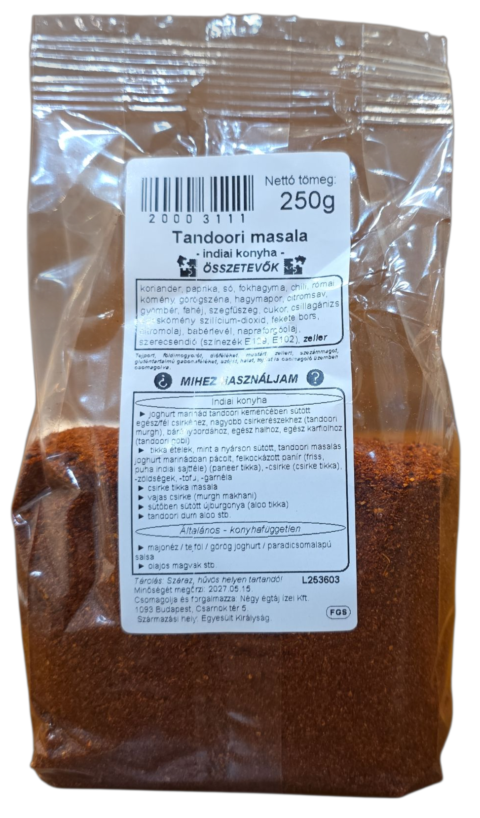 Tandoori masala 250 g