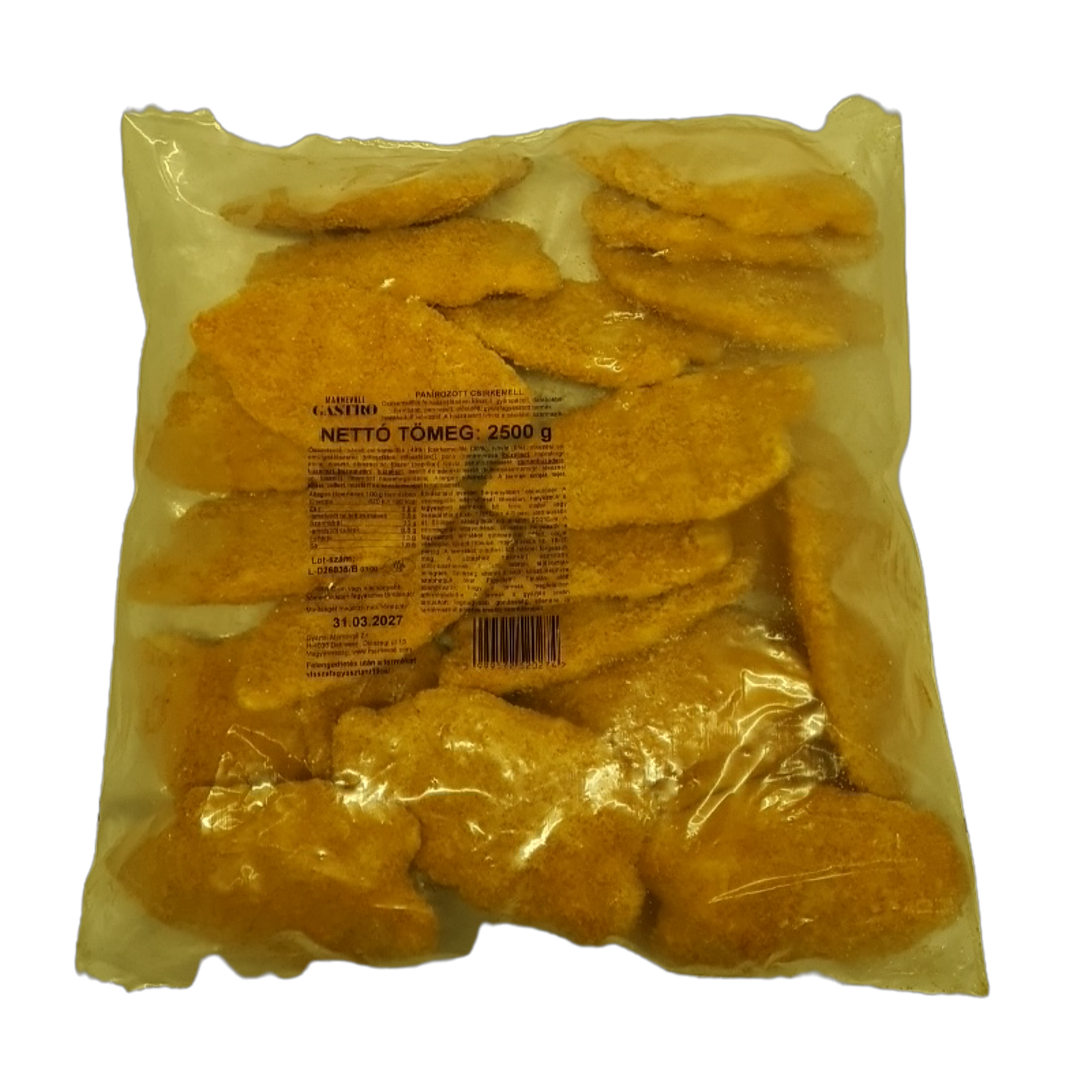Marnevall rántott csirkemellfilé 2,5 kg mirelit