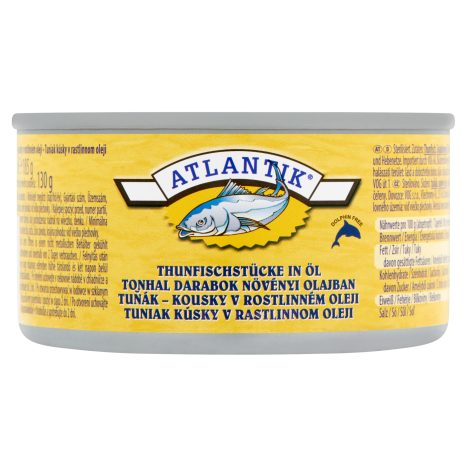 Tonhaldarabok (törzs) olajban 185 g ATLANTIK