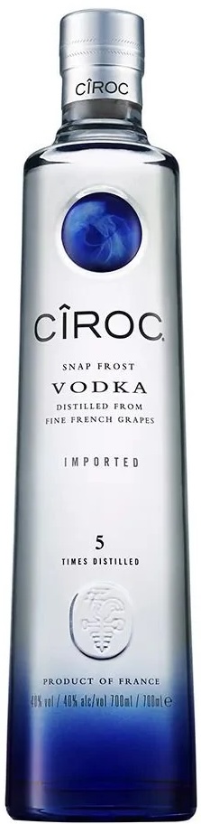 V Ciroc Vodka 40% 0.7L DRS