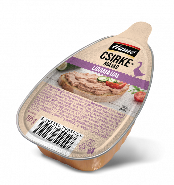 Csirkemájas libamájjal pástétom 105 g HAMÉ
