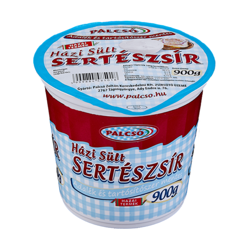 Sertészsír házi 900 g PALCSO/ZÁDOR