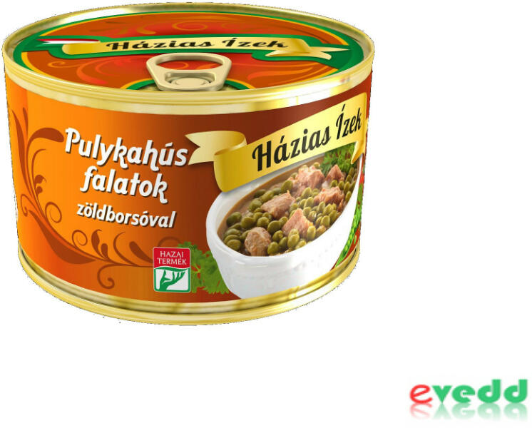 Pulykahúsfalatok zöldborsóval 400 g SZEGEDI