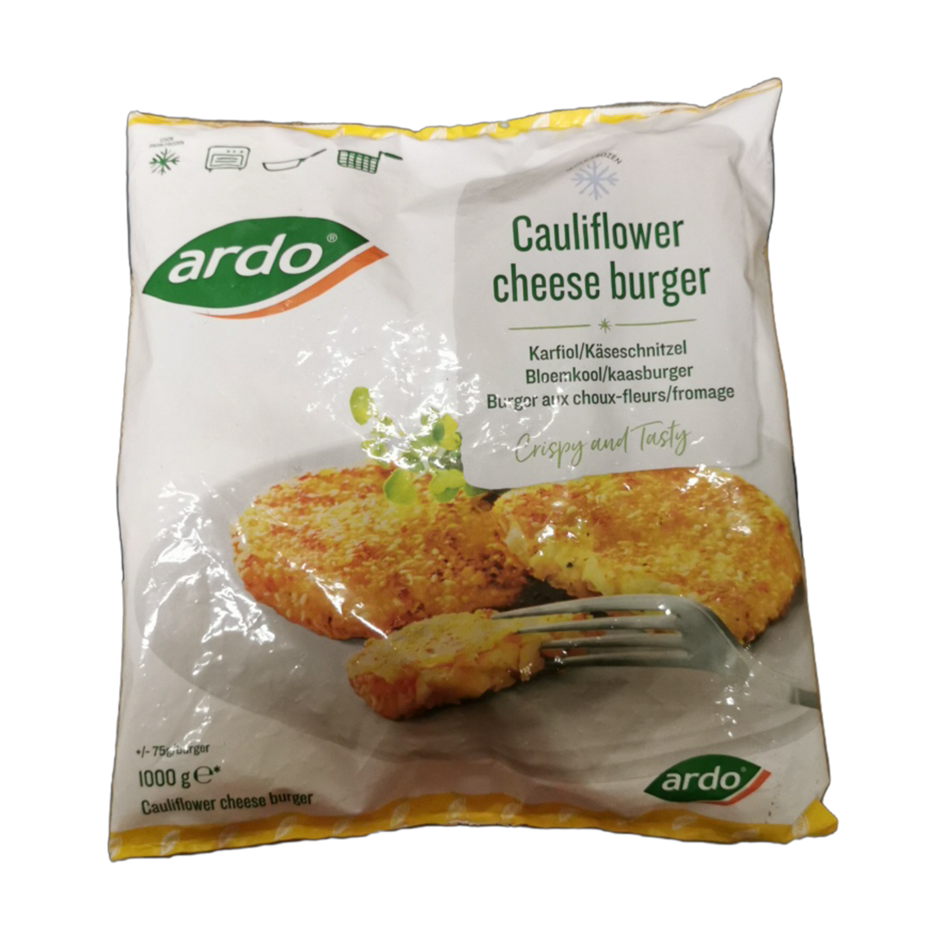 Vegaburger sajtos-karfiol 1 kg ARDO mirelit