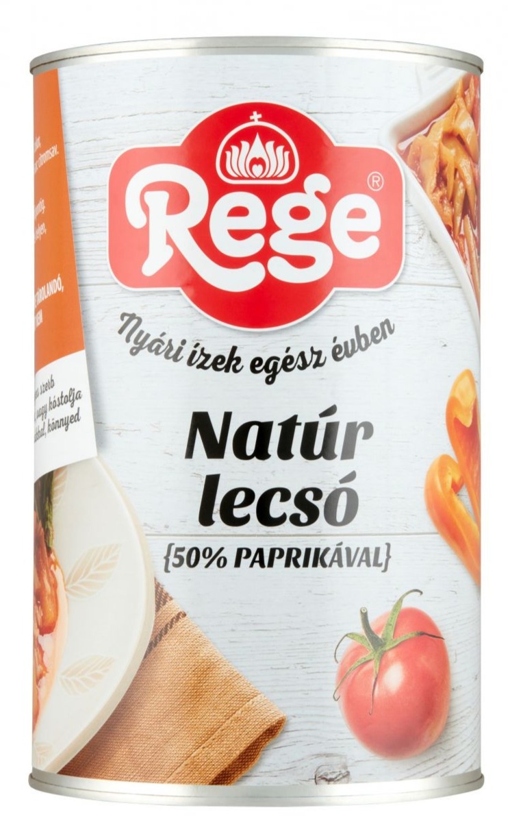 Lecsó natúr 50% fémdobozos 4.250 ml REGE /KREL