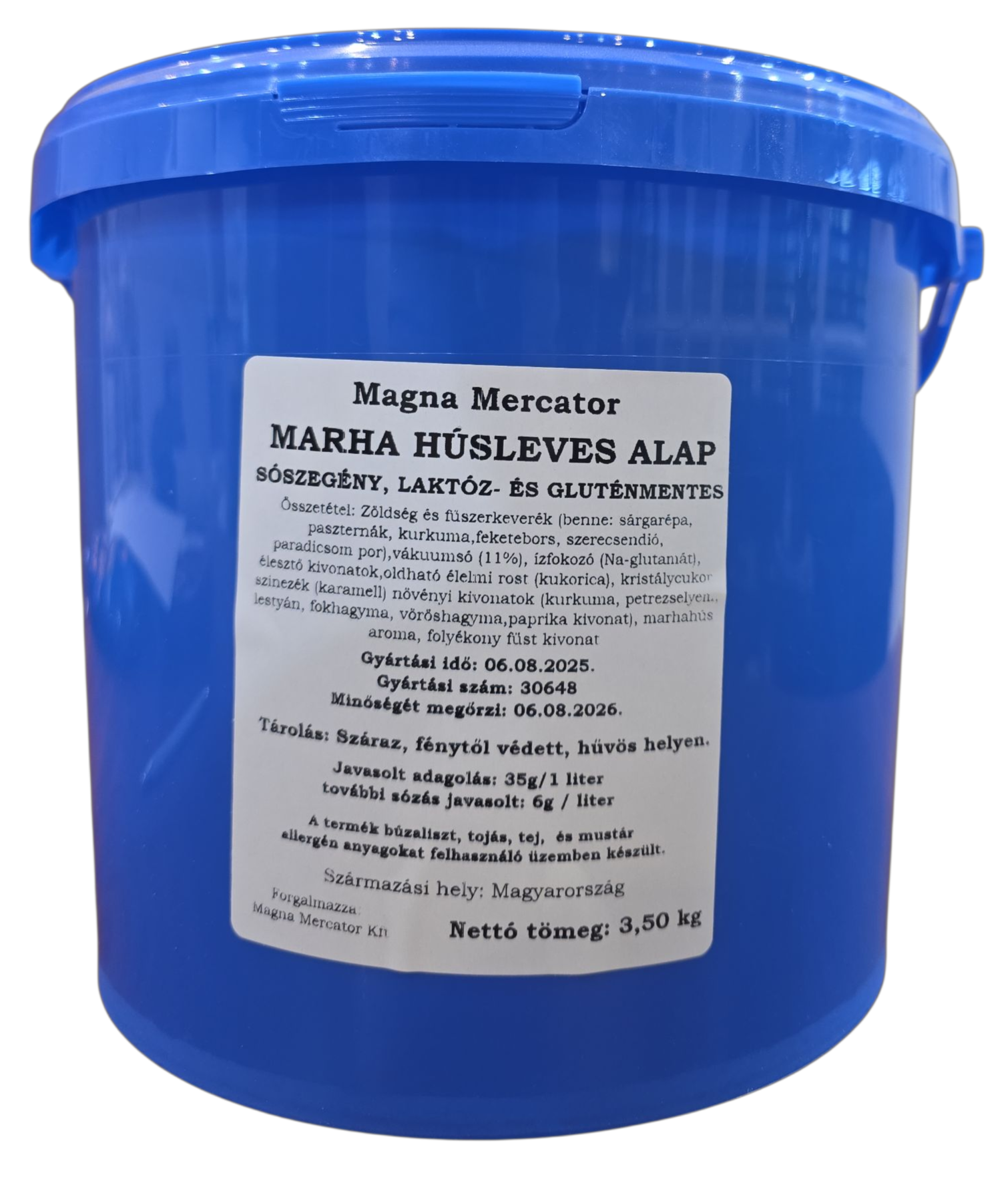 Marhahúsleves alap sószegény 3,5 kg MAGNA