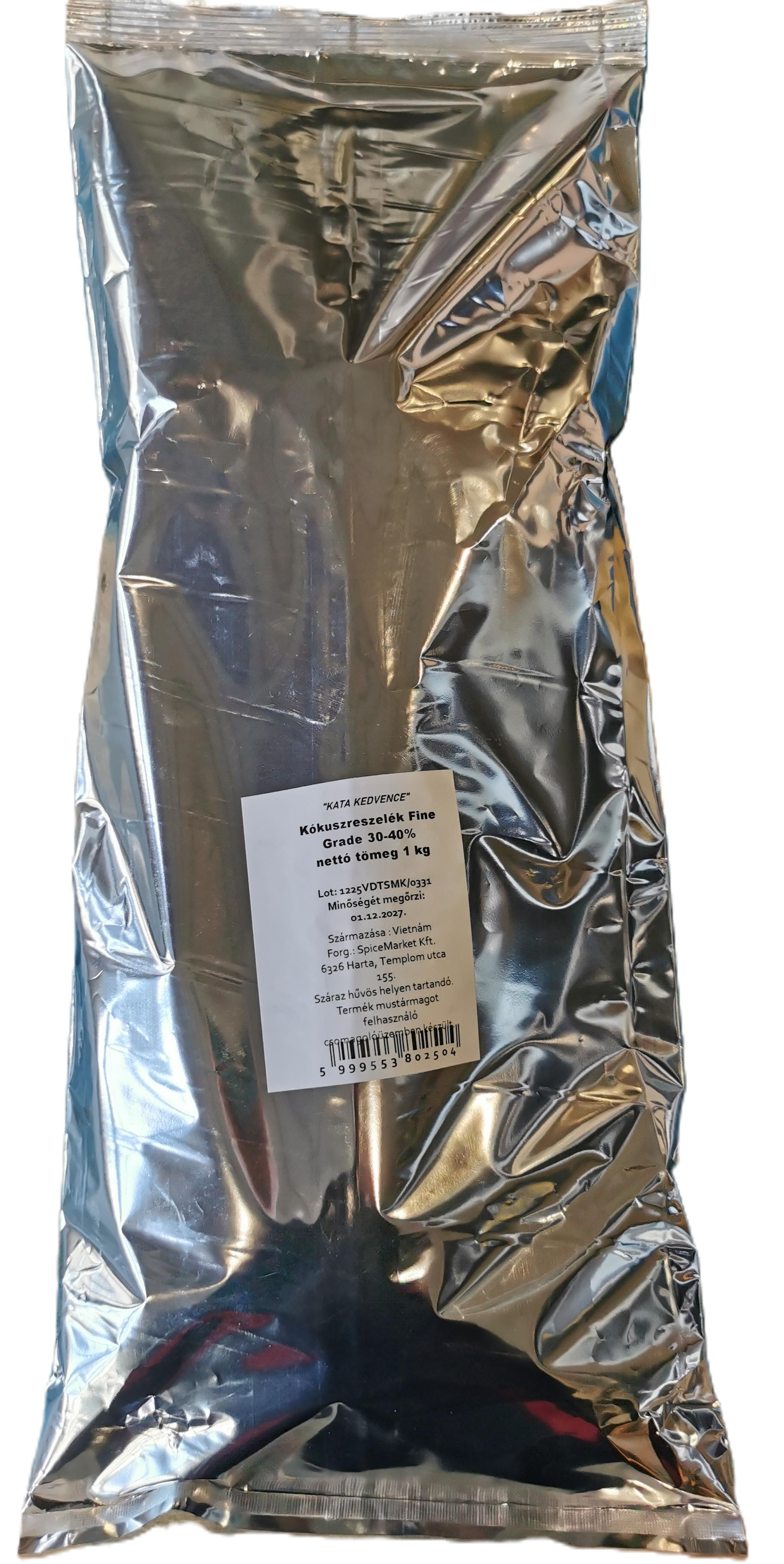Kókuszreszelék 1 kg 30-40% zsírt. SPICEMARKET
