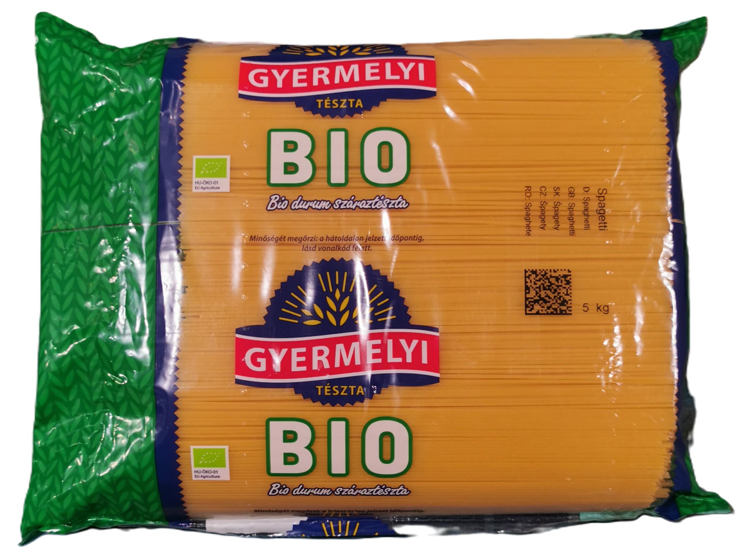 Spagetti durum BIO 5 kg GYERMELYI