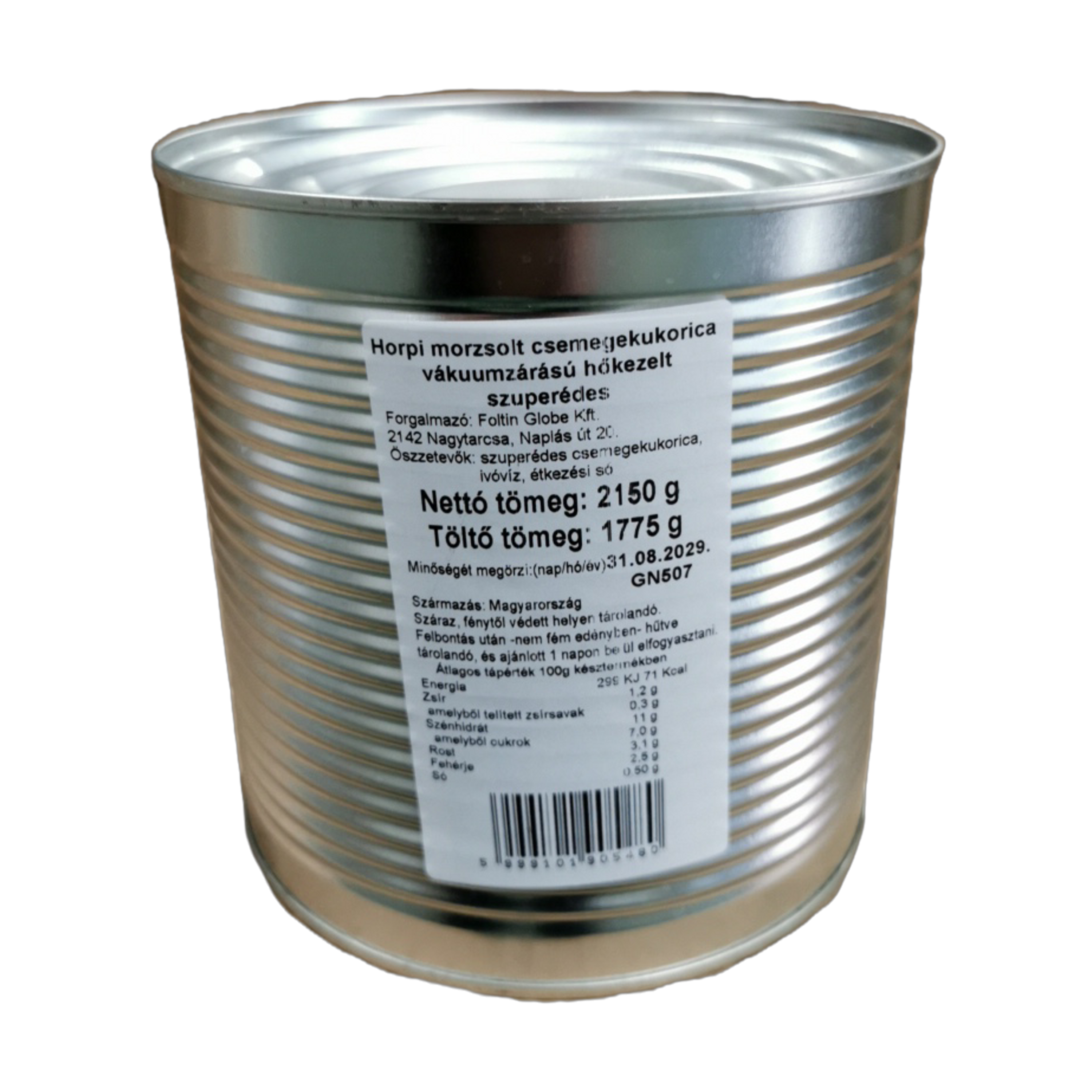 Kukorica csemege szuper édes 2.150 g HORPI