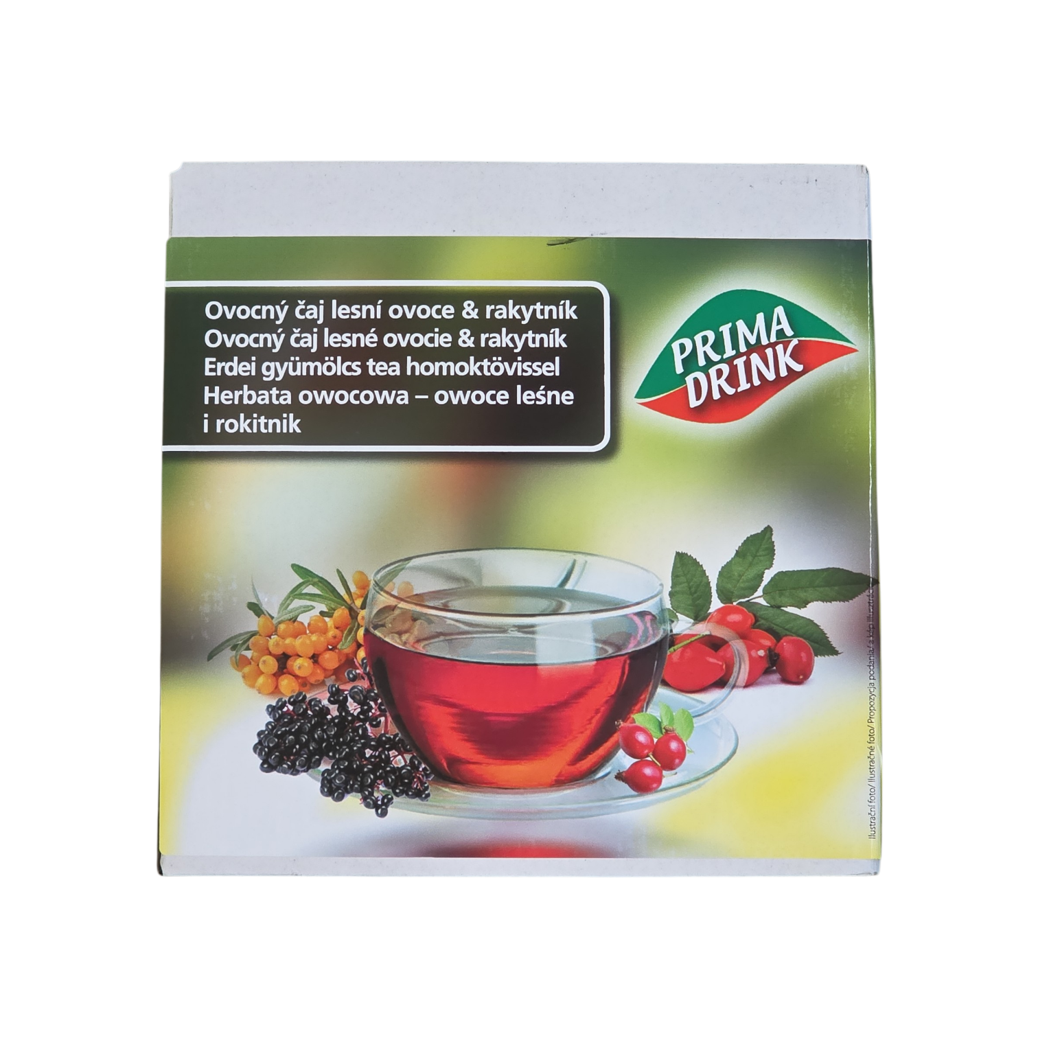 Erdei gyümölcs homoktövissel keverék ízű tea 50 g (20 db/#) HÜGLI