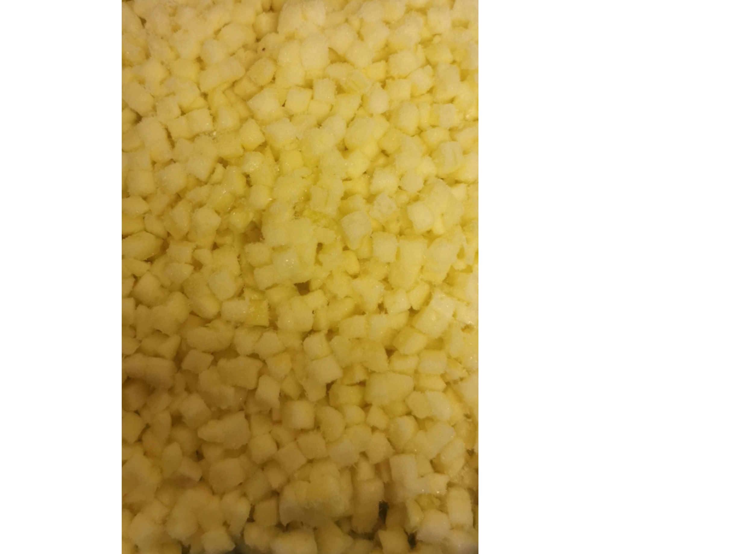 Almakocka ömlesztett 10 kg mirelit