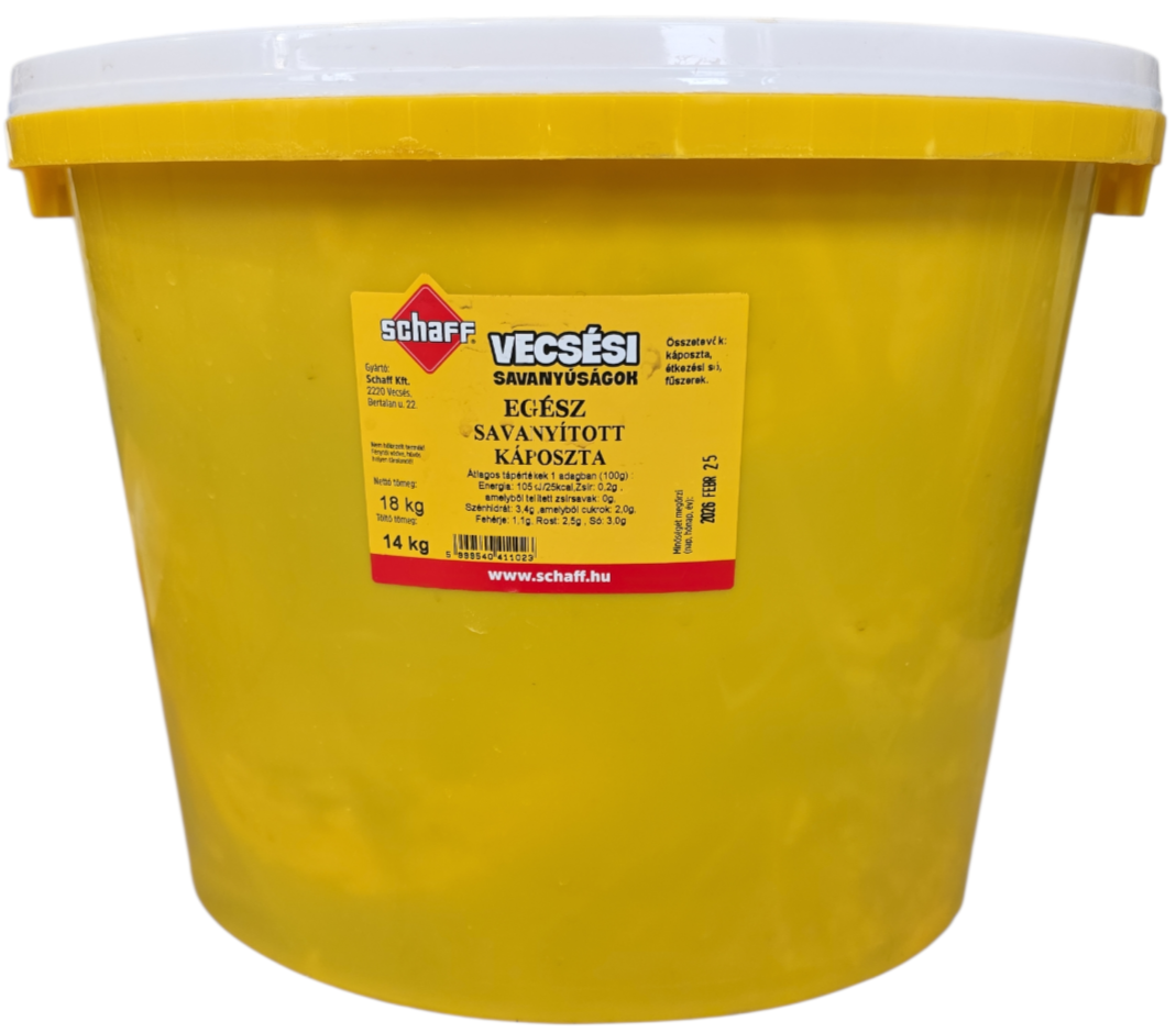 Savanyú káposzta fej /kg SCHAFF