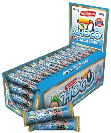 Kókuszos Csemege Mini Choco 40 g HÁZISWEETS