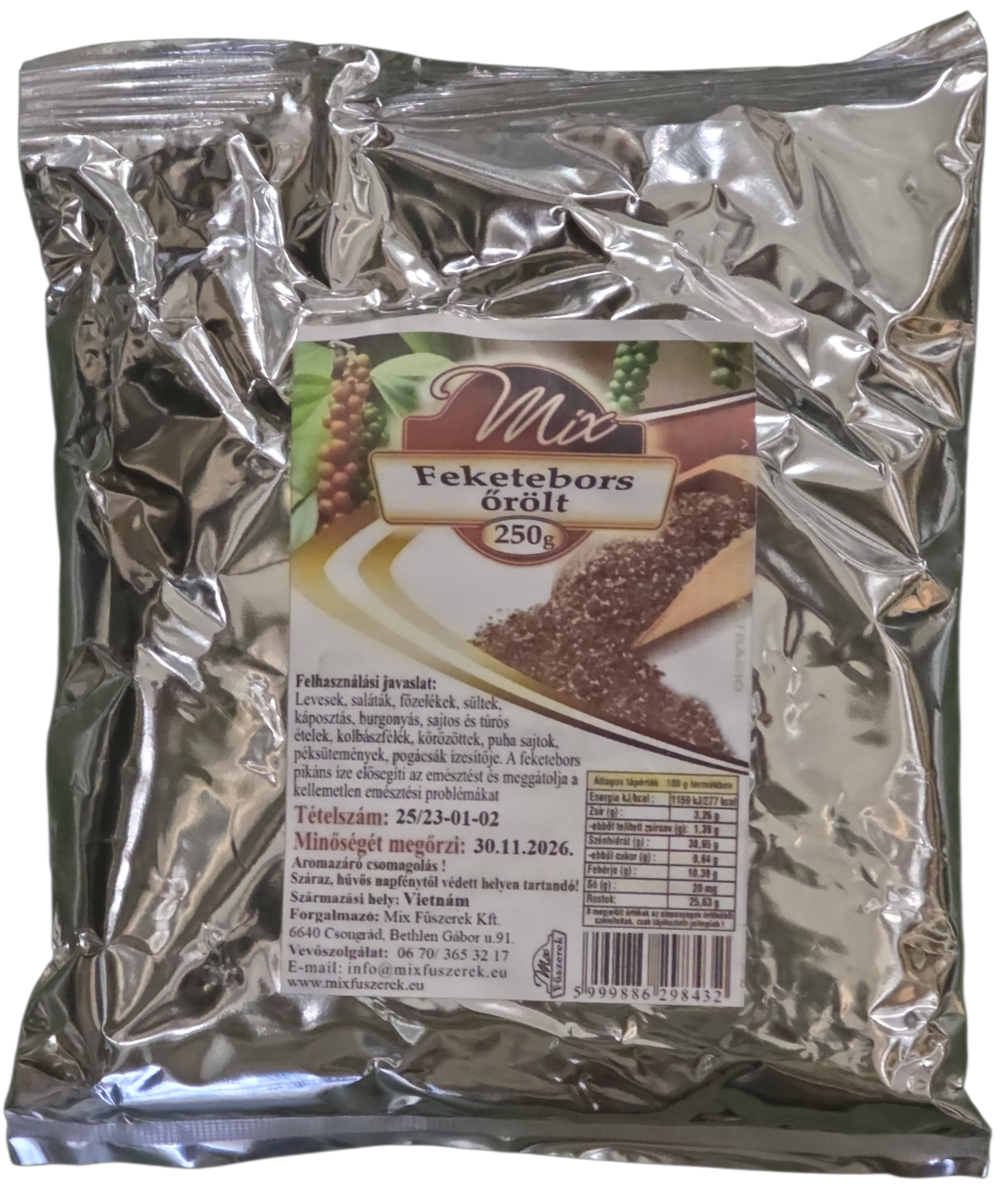 Mix feketebors őrölt 250 g