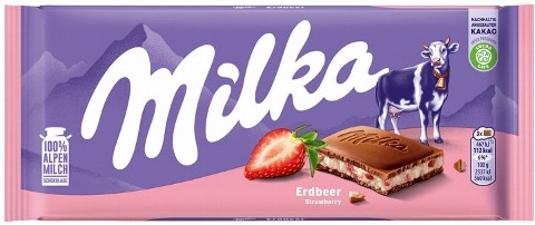Milka csokoládé eper-joghurt 100 g 