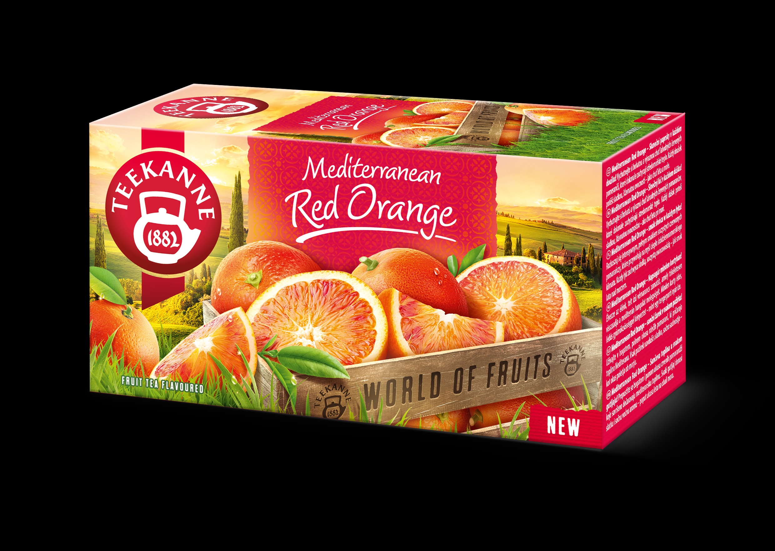 Filteres tea mediterranean red orenge 40 g TEEKANNE