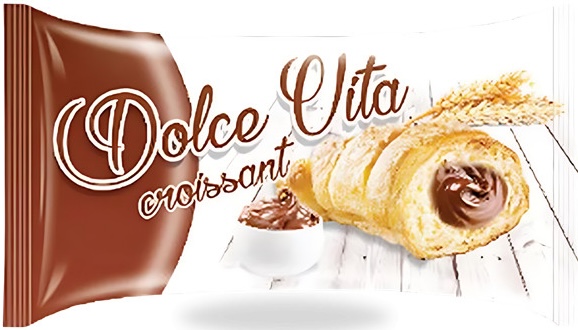 Croissant kakaó 50 g (40 db/#) DOLCE VITA