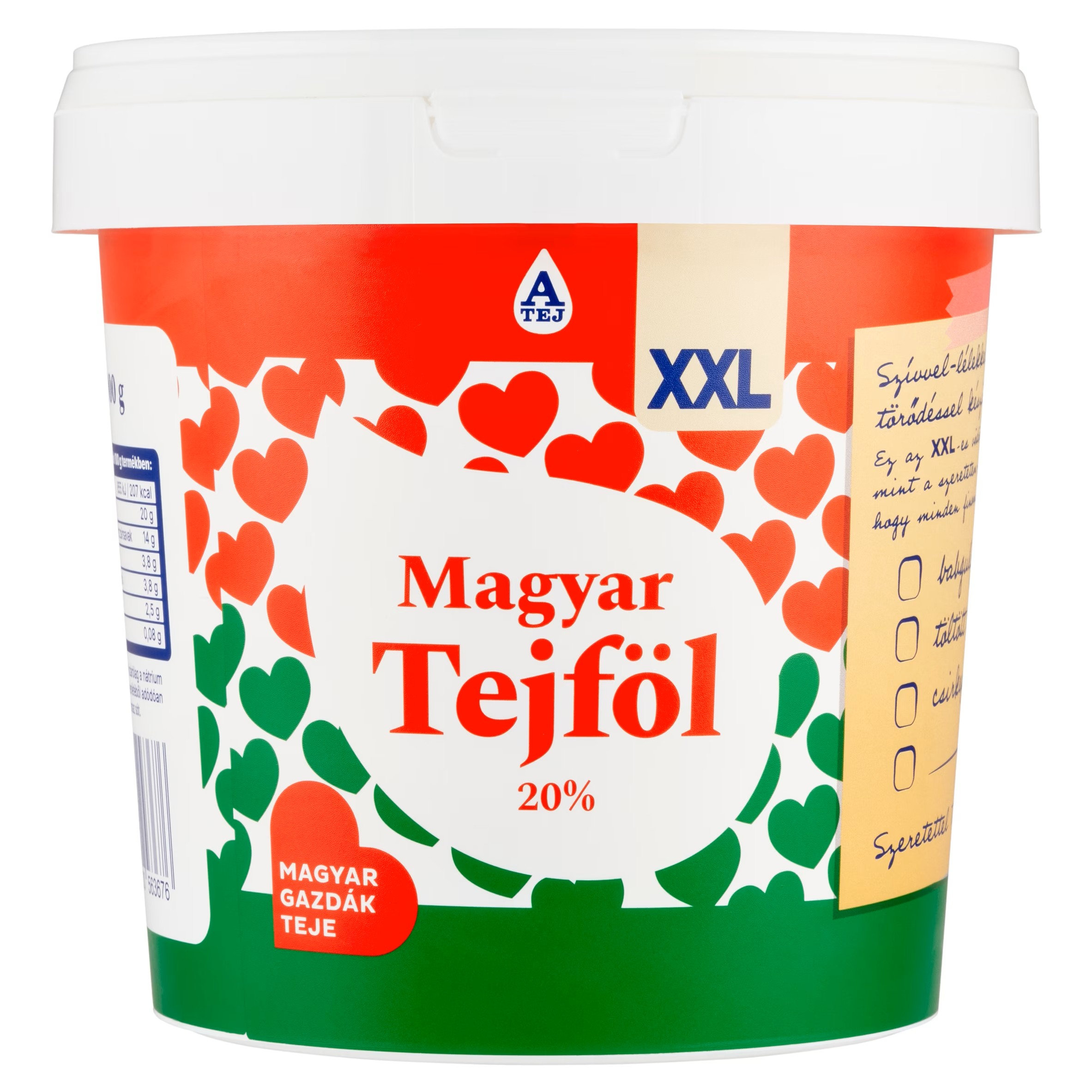 Tejföl 20% 1.000 g MAGYAR