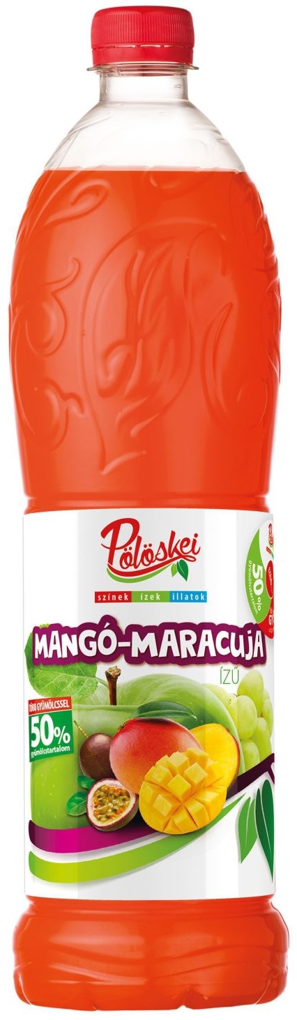 Mangó-maracuja szörp 1 l DRS PET PÖLÖSKEI