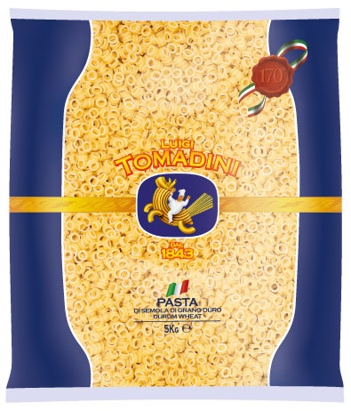 Tomadini kiskarika anellini rigati 5 kg