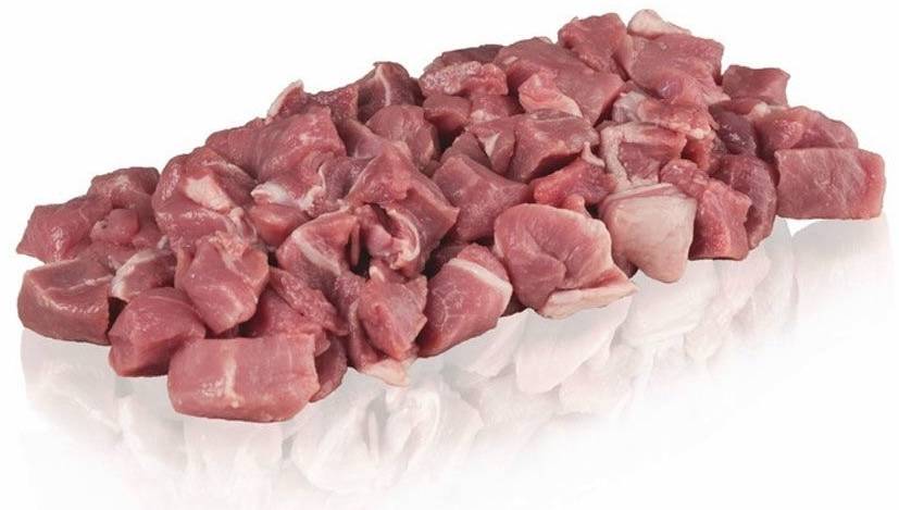 Sertés lapocka csont nélkül -kockázott