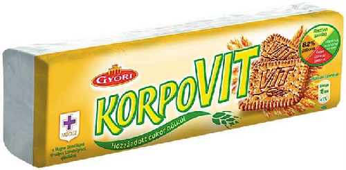 Keksz 174 g natúr (24 db/#) KORPOVIT