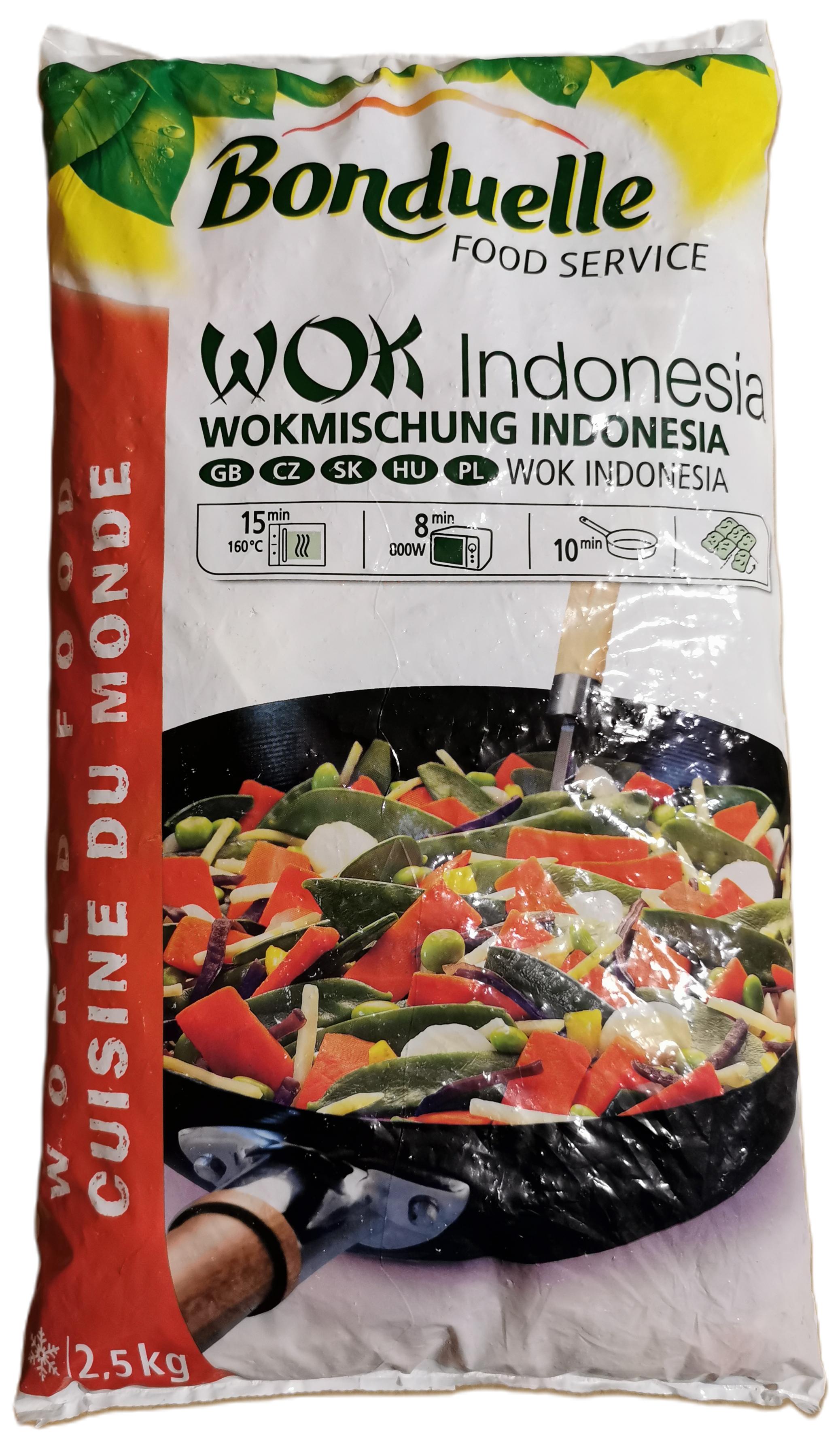 Wok Indonesia zöldségkeverék 2,5 kg BONDUELLE mirelit