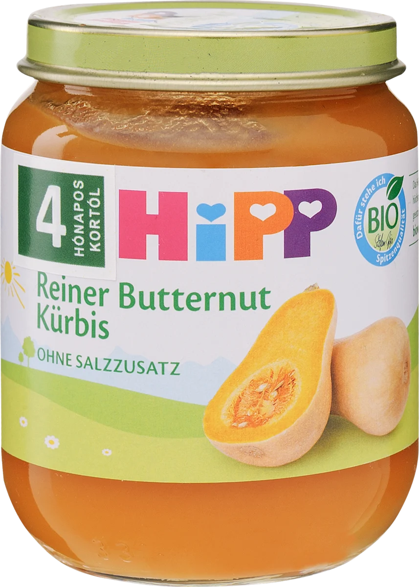 Bébiétel sütőtök-alma 190 g (4hó) HIPP/KREL