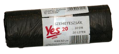 Kukazsák 20 l 20 db-os YES