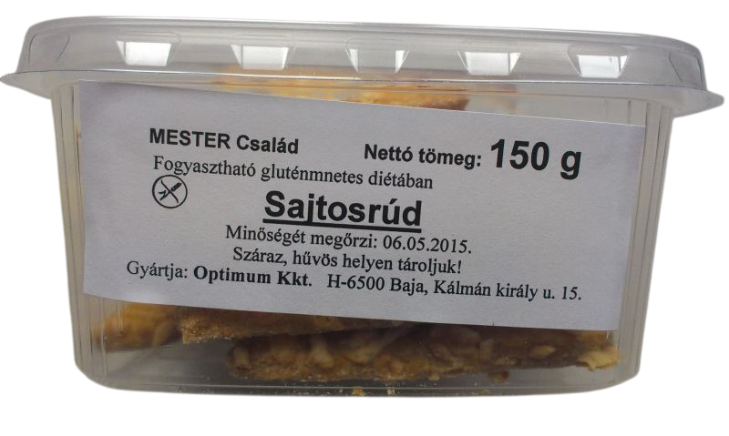 MESTER GM Sós rúd gluténmentes 150 g