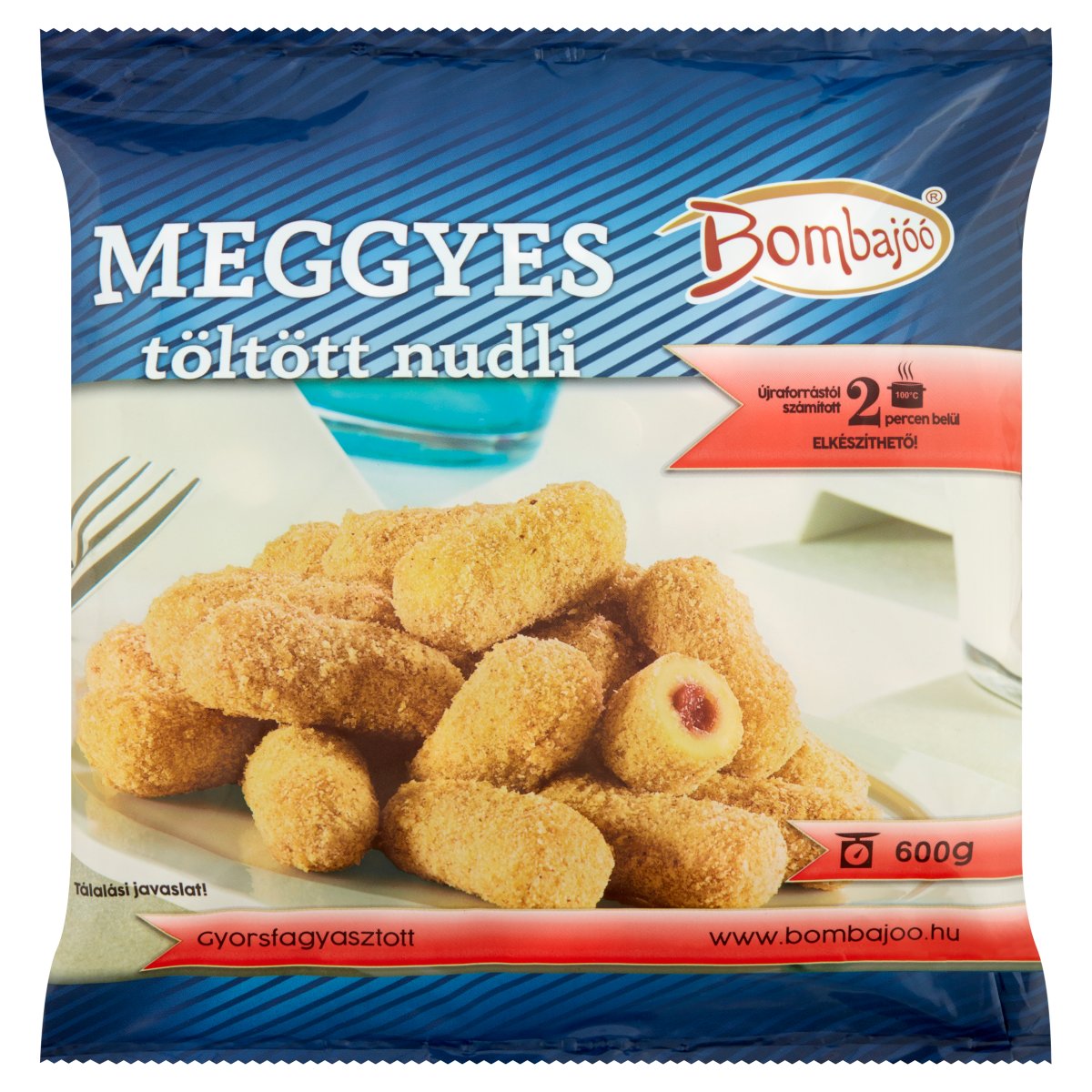 Nudli meggytöltelékes 600 g BOMBAJÓ mirelit