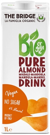 Mandulaital natúr Pure 1 l BRIDGE BIO