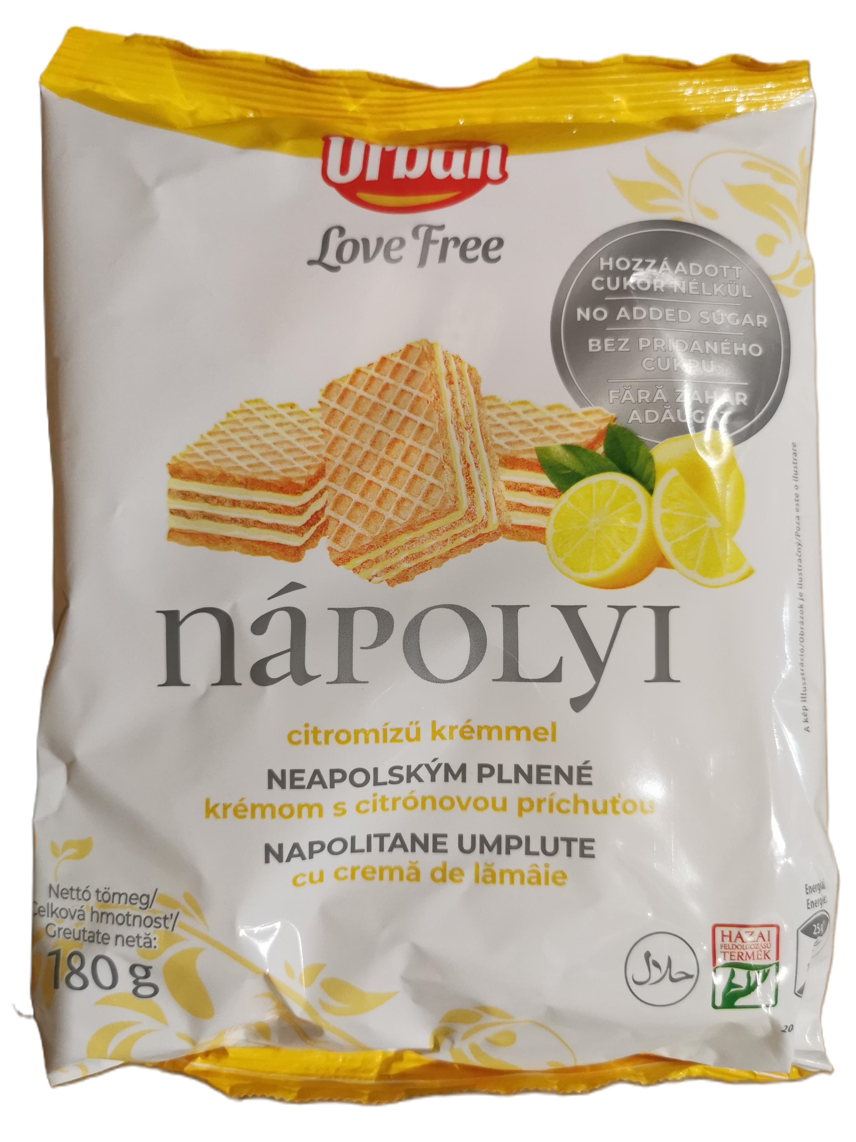 Nápolyi citromos diabetikus 180 g URBÁN
