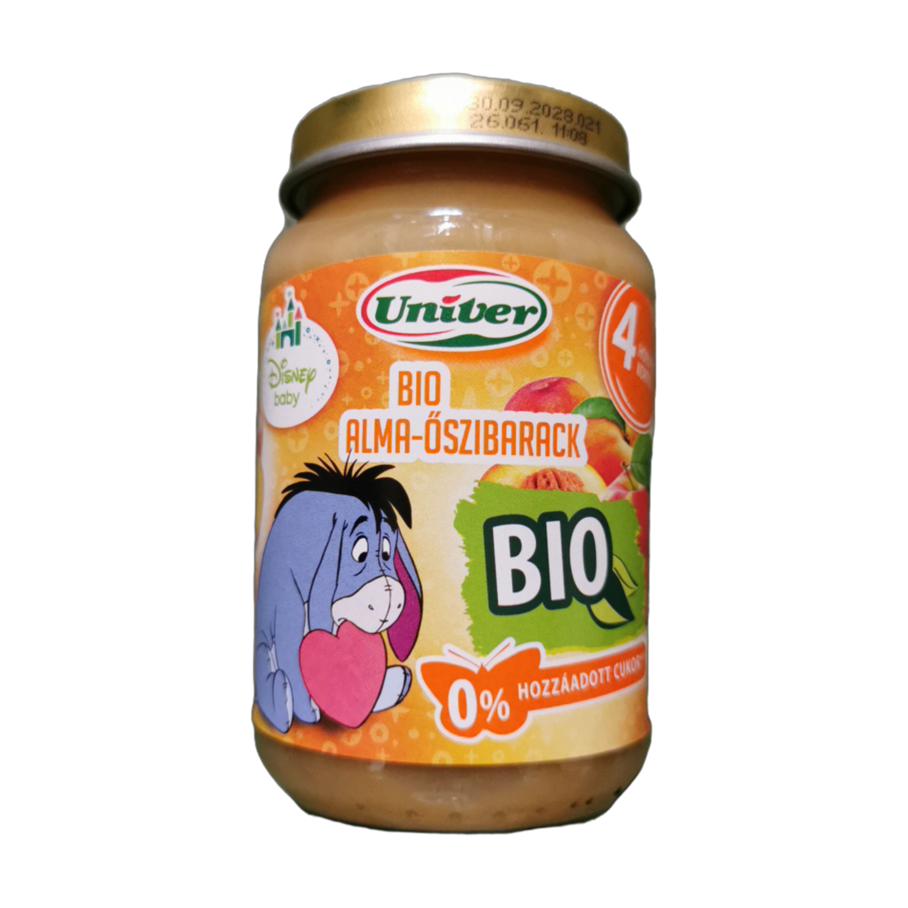 Bébiétel alma-őszibarack desszert 163 g UNIVER