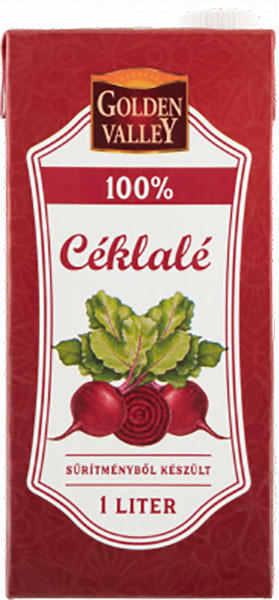 Céklalé 100% 1 l (12 db/#) GOLDEN VALLEY