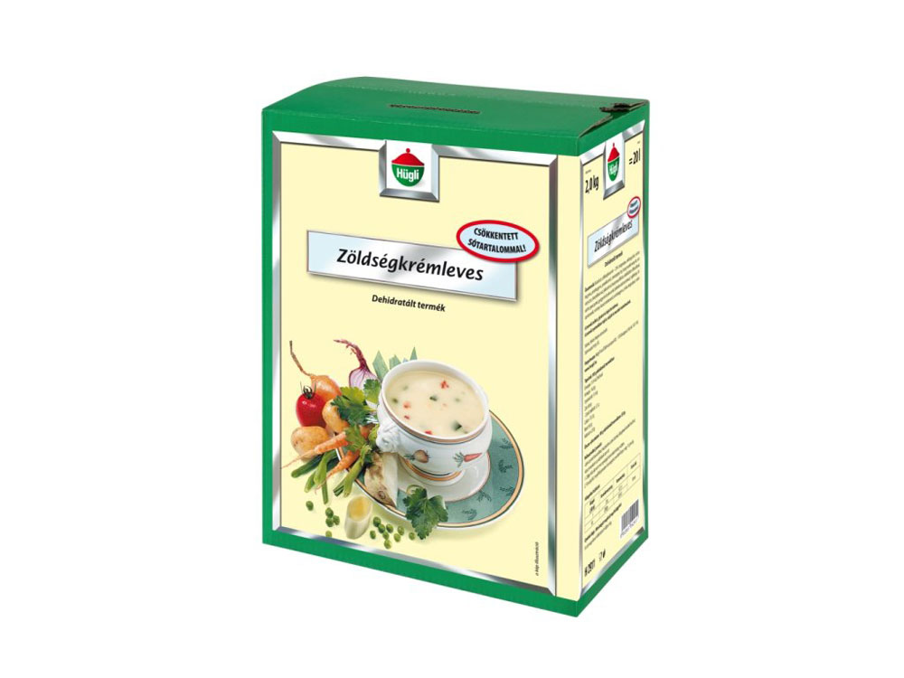 Zöldségkrémleves fűszerkeverék 2 kg csökkentett sótartalmú HÜGLI