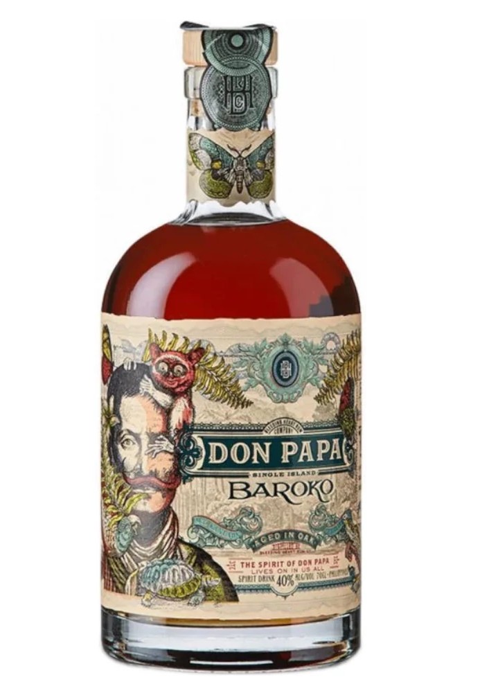 R Don Papa Baroko Rum 40% 0.7L DRS